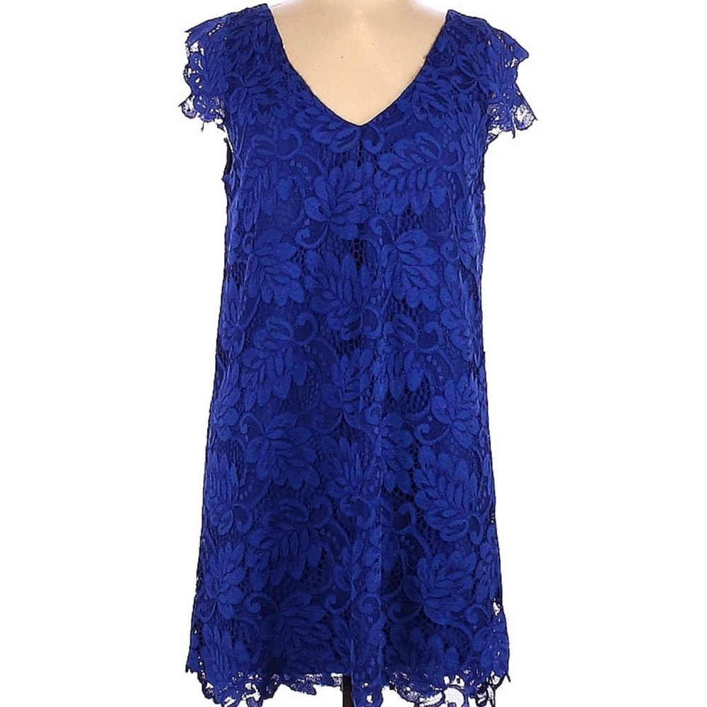 BB Dakota Blue Lace Dress